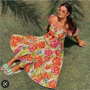 Farm Rio Colorful Maxi Dress